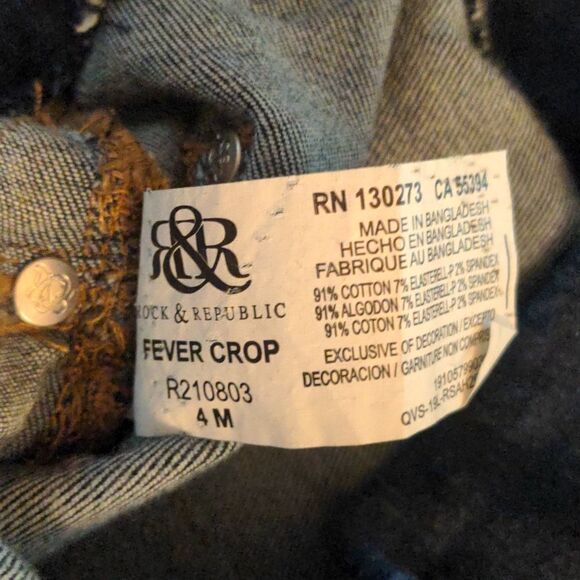 Rock & Republic women's Denim Rx fever pull on jeans size 4 NWT - Picture 4 of 7
